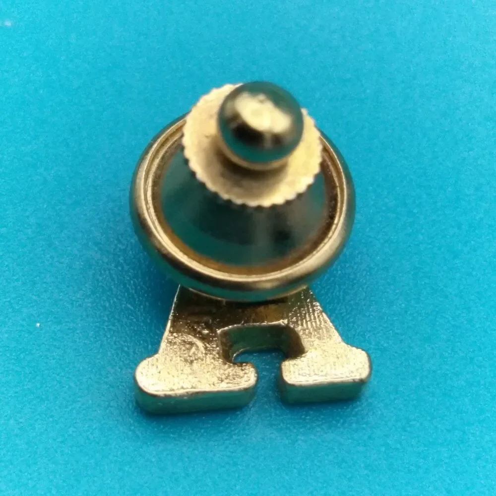 Vintage Avon Initial Letter A Pin Gold Tone Lapel Tie Tac Brooch Small Mini